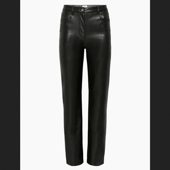 *NEW Wilfred Melina Leather Pants Size 00 - Picture 2 of 9